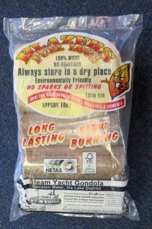 Blazers fuel logs